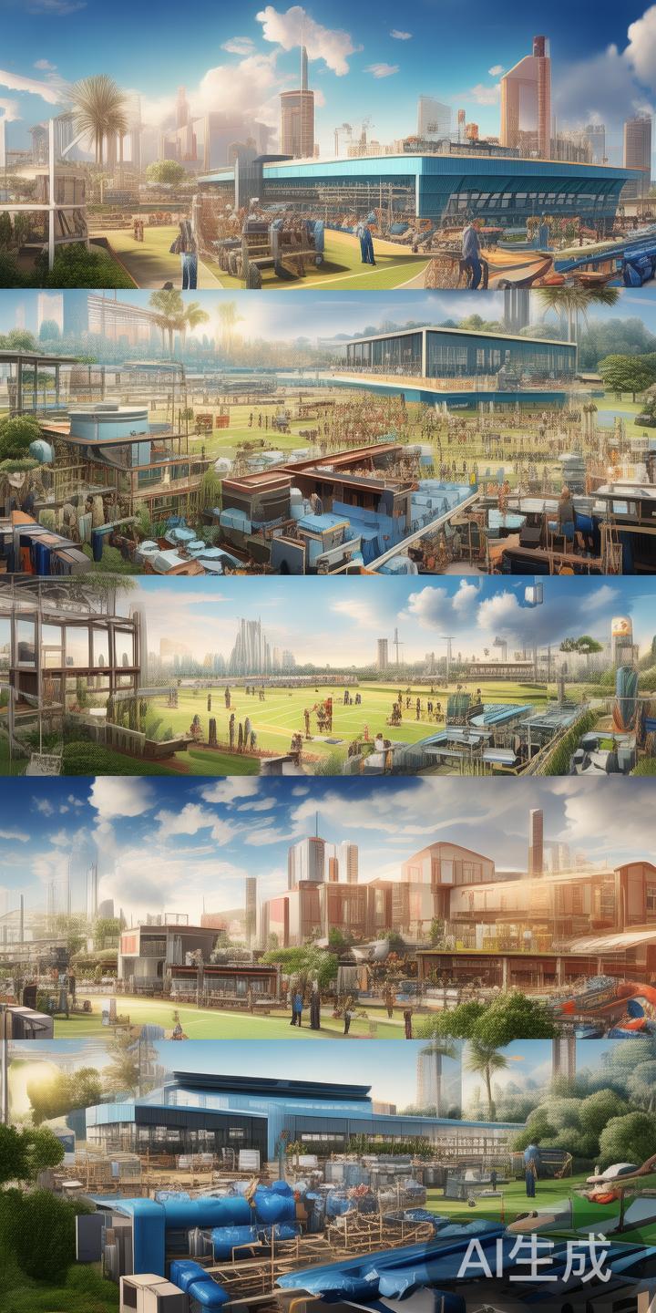 此外，项目的推进也会带动相关产业的发展，如体育用品